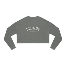 Load image into Gallery viewer, BLONDE UNI CROP Sweatshirt