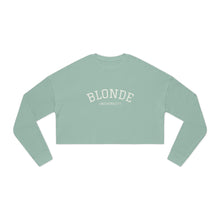Load image into Gallery viewer, BLONDE UNI CROP Sweatshirt